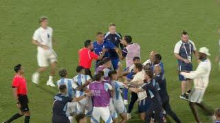 Argentina vs France Highlights Mens Quarter Final Olympic Paris 2024 Big Fight after match video