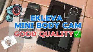 EKLEVA MINI BODY CAM  4k