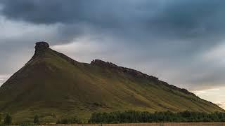 Timelapse  Timelapse  Khakassia. Mount Chest and Ancestral Trail.