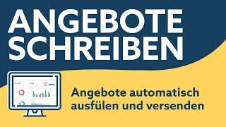 Angebote schreiben mit sevdesk