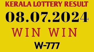 WIN WIN W-777 KERALA LOTTERY 08.07.2024 RESULT