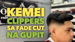 KEMEI CLIPPERS ON FADE HAIRCUT? WATCH TILL THE END ..