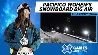 Pacifico Women’s Snowboard Big Air FULL COMPETITION  X Games Aspen 2024