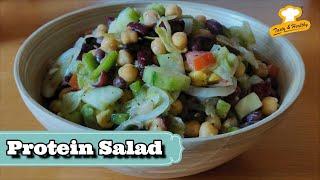 Your Favorite Protein Salad  Protein Salad  Weight Loss Recipe  Chickpea Salad  Vegetable Salad