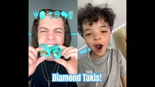 Sour Baby Reacts to Spicy Diamond Food ASMR? 