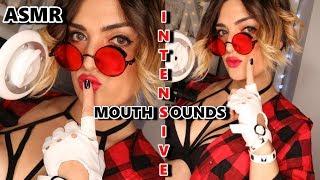 ASMR  INTENSIVE MOUTH SOUNDS  INAUDIBLE  3DIO