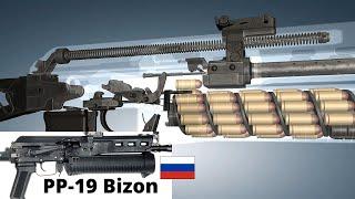 3D Animation & Facts PP-19 Bizon Submachine Gun