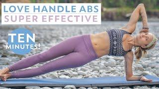 10 MIN Abs & Love Handle Workout  The Muffin Top Destroyer