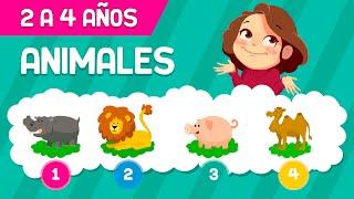 ADIVINA LOS ANIMALES PARA NIÑOS DE 2 A 3 AÑOS - VIDEO EDUCATIVO