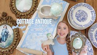 HUGE COTTAGE THRIFT WITH ME 2024  ANTIQUE SHOP WITH ME + HAUL IN CAVE CITY KY 