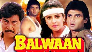 Balwaan 1992 Full Movie HD  Sunil Shetty Hindi Action Drama Movie  Divya Bharti  Danny Denzongpa