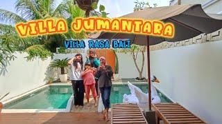 VILLA JUMANTARA CIBUBUR  VILLA BALI  VILLA 2 KAMAR  REVIEW VILLA  derasfhi family