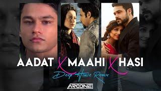 Aadat X Maahi X Hasi Ban Gaye  Deep House Mix  DJ Aroone Bollywood Love Mashup