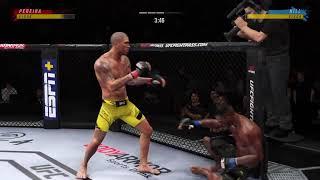 UFC 300 - Alex Pereira vs Jamahal Hill - Simulation