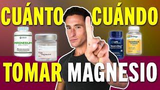 TODO sobre la toma de SUPLEMENTOS de MAGNESIO Explicaciones de un farmacéutico