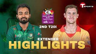 Extended Highlights  Bangladesh vs Zimbabwe  2nd T20i  T Sports