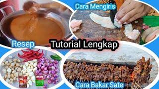 Resep Rahasia Sate Madura & Cara mengiris Sate Lengkap Untuk Pemula