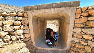 Rescue of the baby left under the bridge by Shensa nomadic