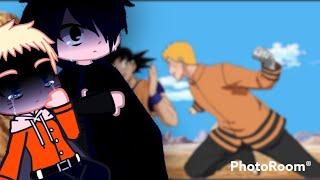  Boruto Naruto React Goku vs Naruto e Sasuke  Fan animation  @Knov99 part 1