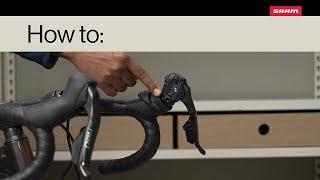 SRAM Road AXS  How to Adjust Brake Lever Contact Point on RED AXS