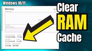 How to Clear RAM Cache in Windows 1011 2024   Make Computer Faster