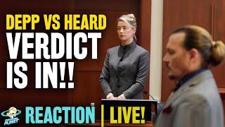 THE VERDICT IS IN Johnny Depp Wins Johnny vs Amber LIVE Court Reactions