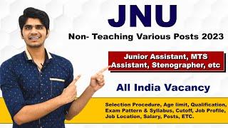 JNU Various Group C Posts Recruitment 2023  Full Details Step by Step