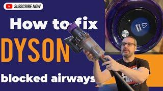 Fix Blocked Airways or lack of suction in the Dyson Handheld batter powered Vacuum cleaner