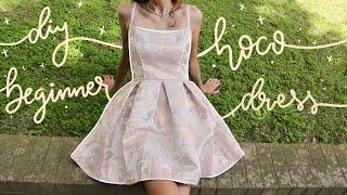 DIY Beginner Friendly Homecoming Dress  Pattern Available  Quick & Easy Dress it has pockets