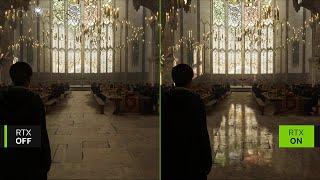 Hogwarts Legacy - RTX On vs Off  GraphicsPerformance Comparison