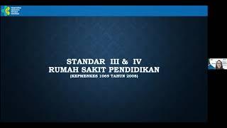 Bimtek Standard 3 dan 4 Akreditasi RS Pendidikan