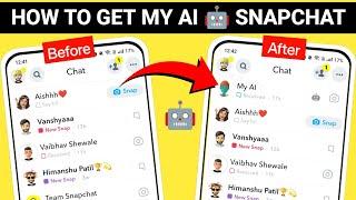 How to get my ai on snapchat 2024  my ai not showing up snapchat  snapchat new feature my ai 2024