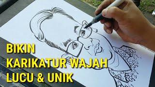 Bikin Karikatur Wajah Lucu & Unik