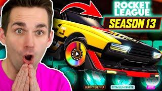 *NEW* ROCKET PASS 13 & TOURNAMENT REWARDS FIRST LOOK Rocket League Season 13