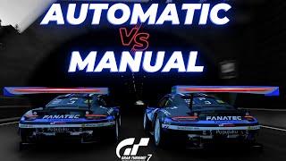 Gran Turismo 7 It´s not as slow as I thought - AUTOMATIC vs MANUAL gearbox
