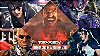 Tekken 8 Special Interaction With Heihachi Mishima Speculation  Characters Reaction  Tekken 8 DLC