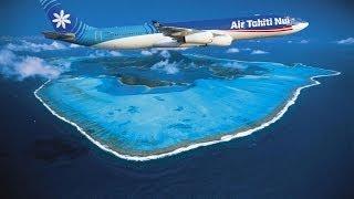 FLYING TIARE - Tahiti with a GoPro - Air Tahiti Nui