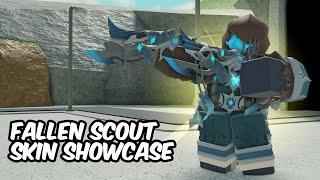 NEW FALLEN SCOUT SKIN SHOWCASE  Tower Defense Simulator  ROBLOX