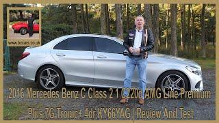 2016 Mercedes Benz C Class 2 1 C220d AMG Line Premium Plus 7G Tronic+ 4dr KY66YAG  Review And Test