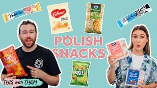 British people try Polish snacks