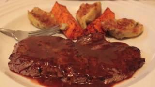 Minute Steak Recipe with BBQ Butter Sauce - Minute Steaks