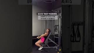 Seated Tricep Pushdowns Set Up and Attachment Variations