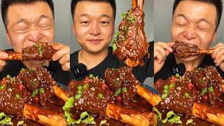 Asmr Chinese Food Mukbang Braised beef bones 목소리도 좋고 진짜같아