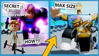 I Went to a GOD SIZE GYM.. What I Found WILL SHOCK YOU  Roblox Muscle Legends