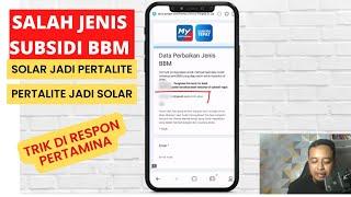 Cara Mengatasi Salah Jenis Subsidi BBM Mypertamina