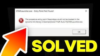 How to Fix The procedure entry point SteamApps could not be located GTA 5 Easy Guide 2023