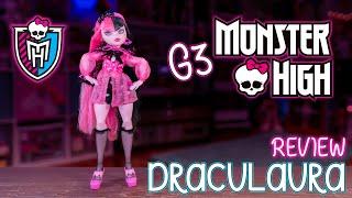 New 2022 Monster High G3 Draculaura Doll Review