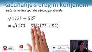 Matematika 2. r. SŠ - Drugi korijen