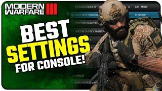 Best Settings for Modern Warfare III on Console & Controller