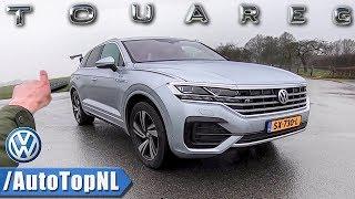 2019 VW Touareg R LINE REVIEW POV Test Drive on AUTOBAHN & ROAD by AutoTopNL